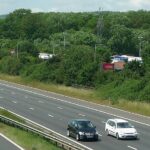 Traffic on Surrey motorway